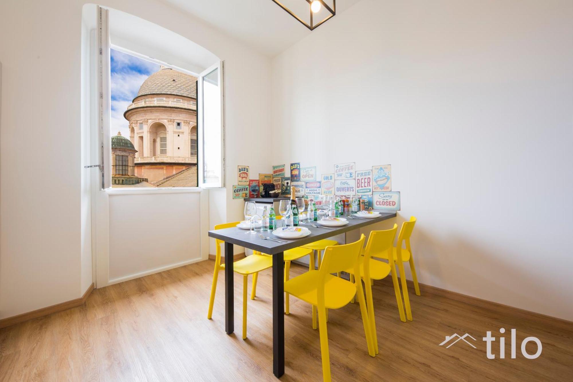 City Center, 2Br, Free Wifi & Netflix By Tilo Genoa Luaran gambar